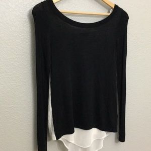 Express split back sweater